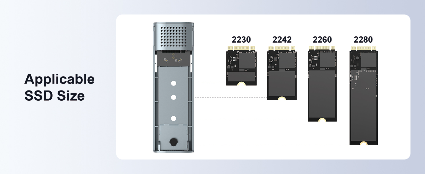 m.2 m2 ssd solid state drive enclosure