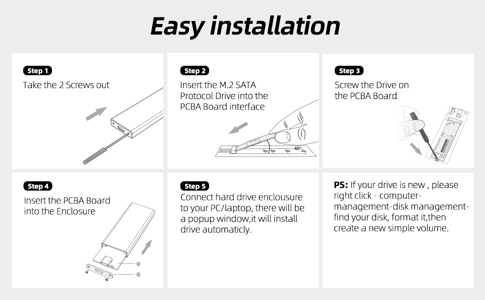 product installation step