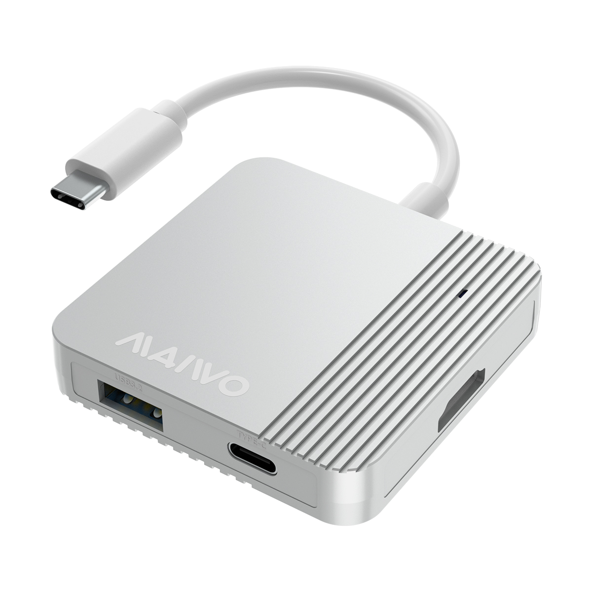 MAIWO KH1702 USB C Hub Adapter,MAIWO 5 in 1 USB Type-C Expander Hub with 4K HD-MI,Power Delivery 100